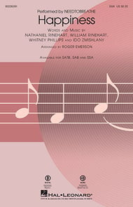 Happiness SSA choral sheet music cover Thumbnail